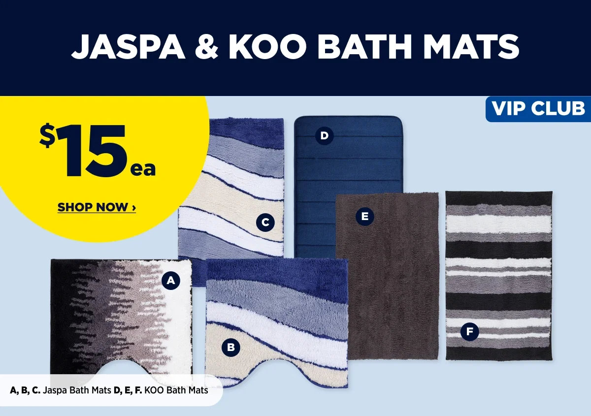 JASPA & KOO BATH MATS