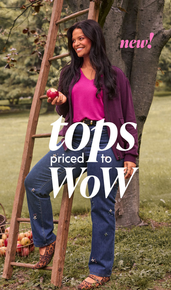 Tops starting at $20