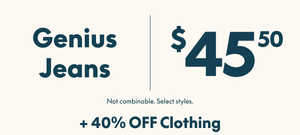 Genius Jeans $45.50
