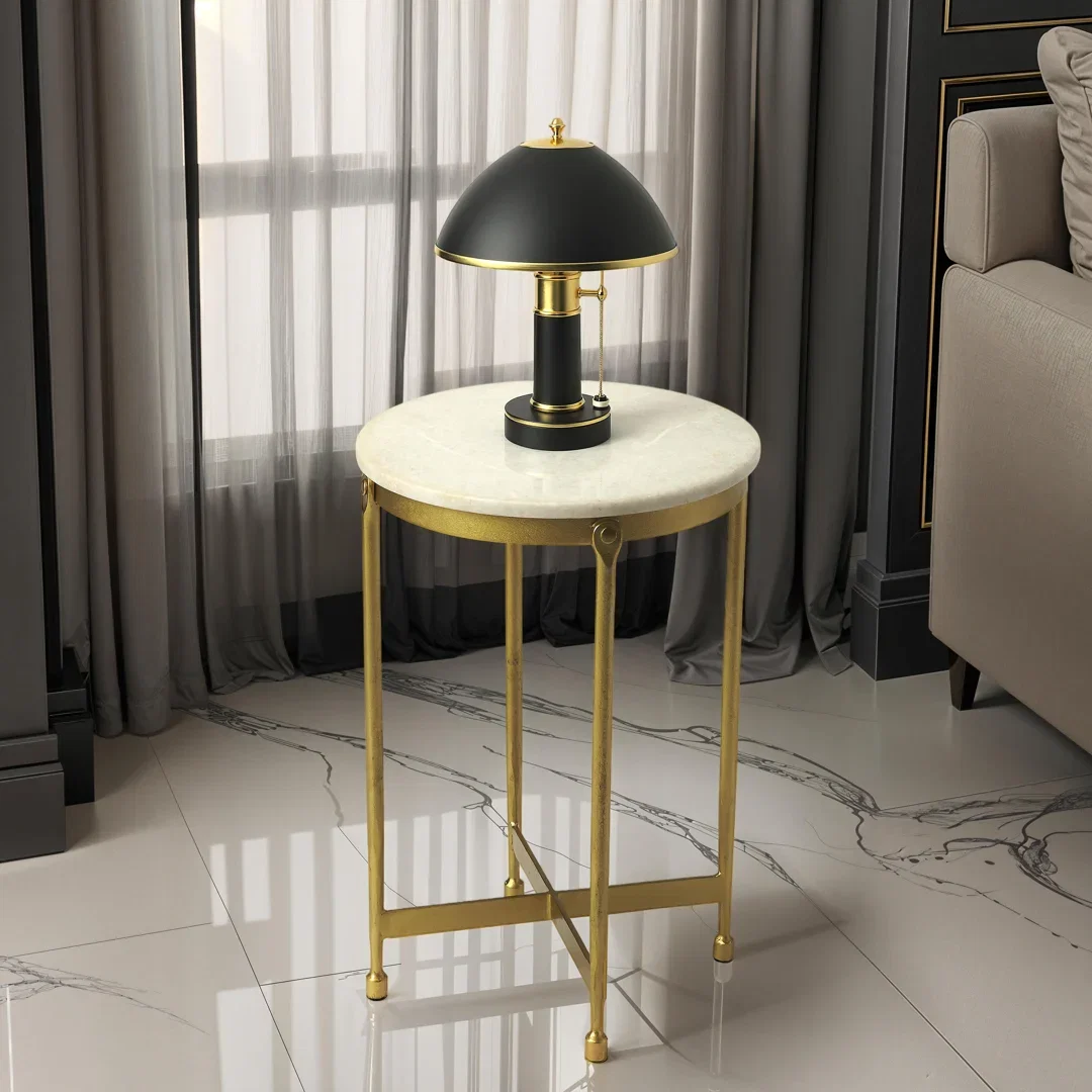 Claypool Marble Side Table