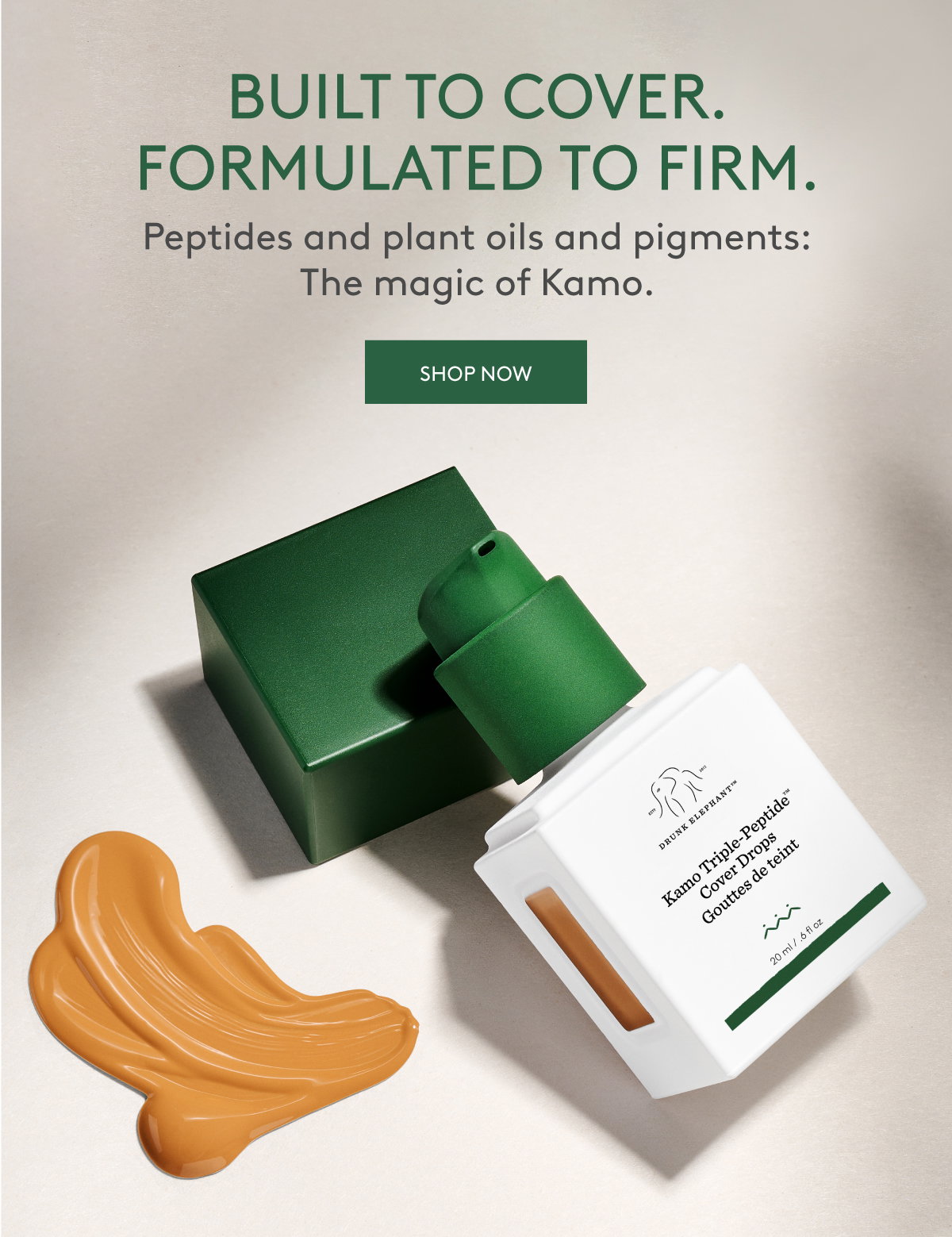 Kamo Triple-Peptide Cover Drops Ingredients