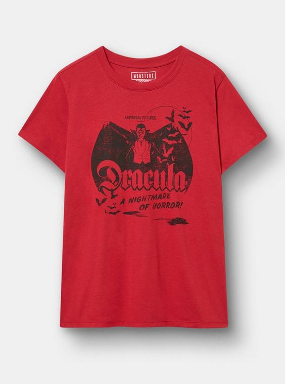 Universal Dracula Classic Cotton Crew Tee