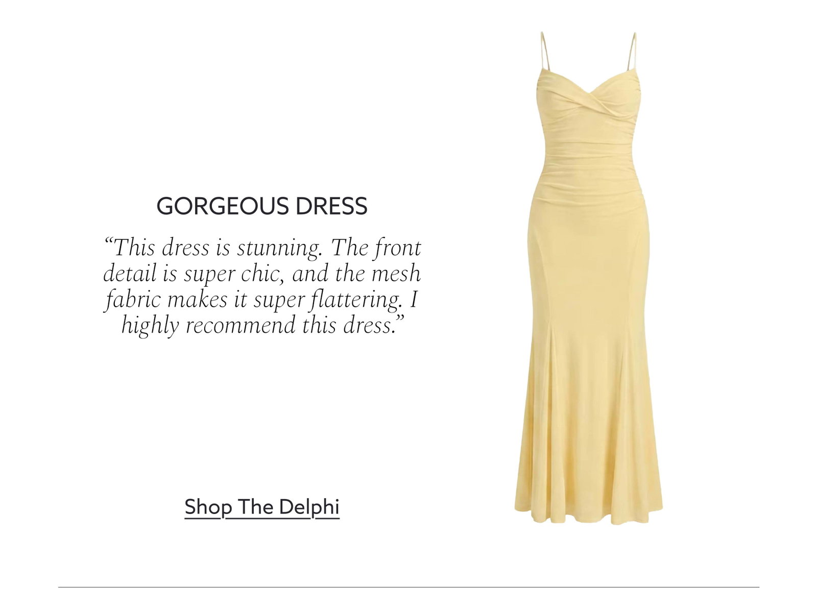 Delphi Mesh Maxi Dress