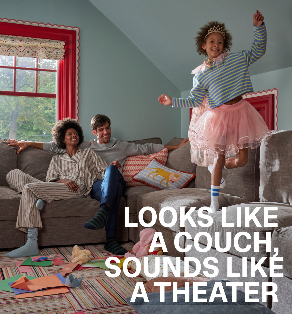 LOOKS LIKE A COUCH, SOUNDS LIKE A THEATER