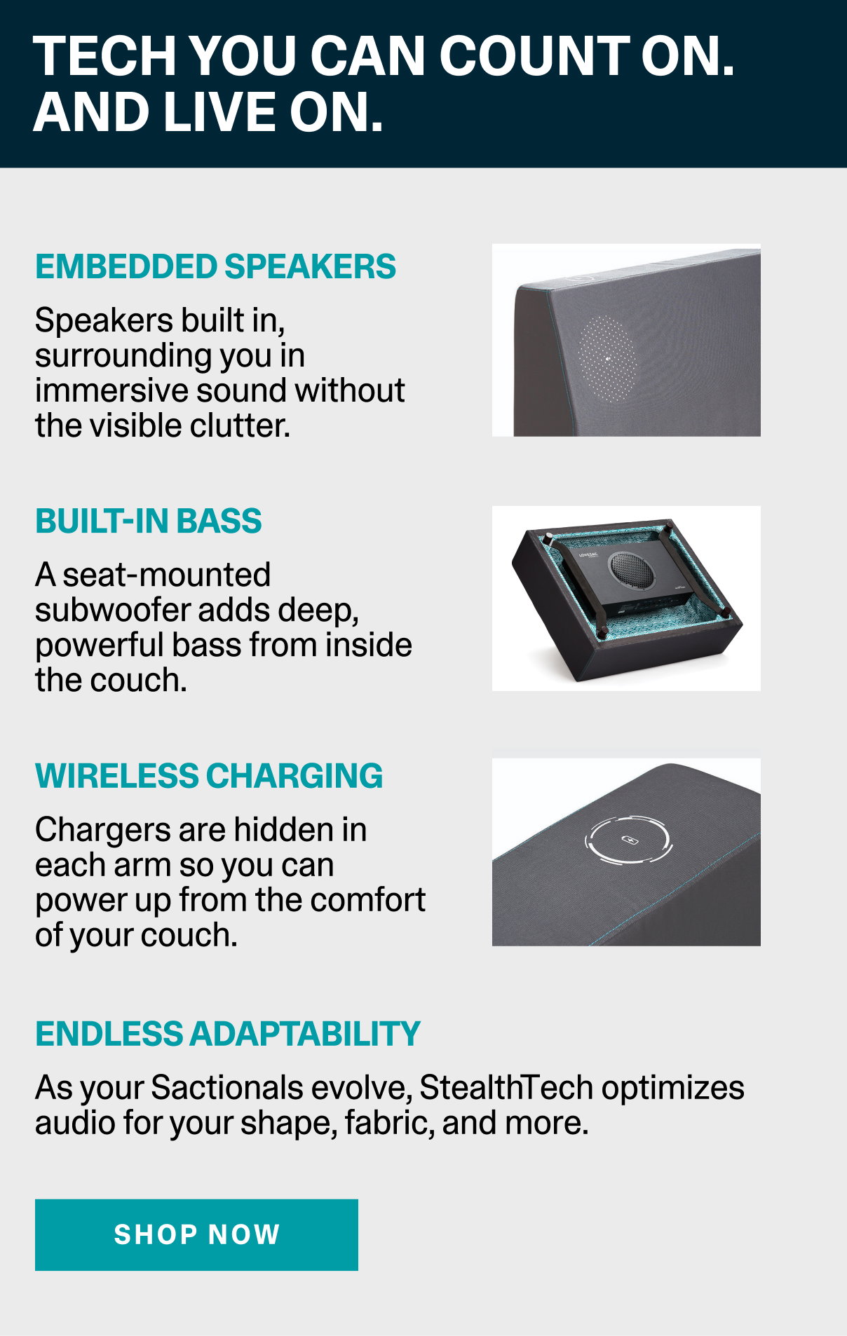 TECH YOU CAN COUNT ON. AND LIVE ON.