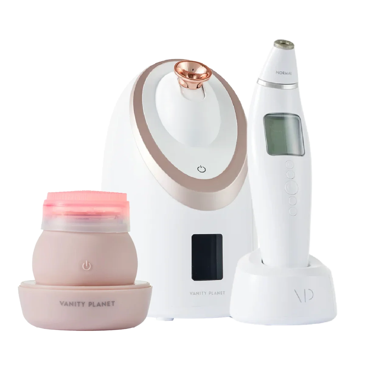 Image of Cleanse + Prep + Treat LUXE Ritual | 3-Piece At-Home Facial Skincare Device Set $190 | $317 MSRP