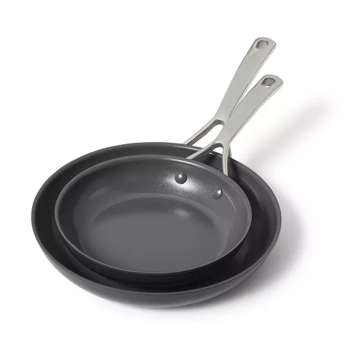 Sur La Table Classic Hard Anodized Ceramic Nonstick Skillet Set of 2, 8