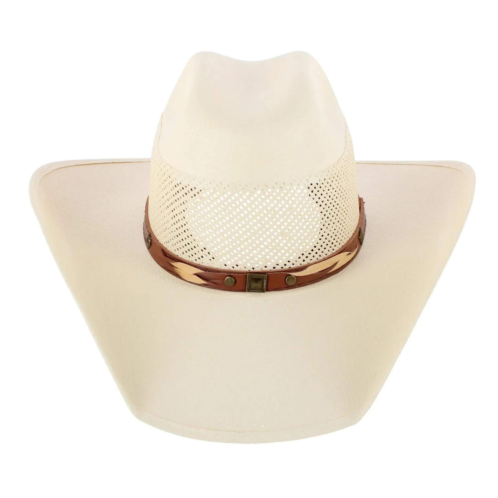 Image of CTM® Men's Canvas Cowboy Western Hat