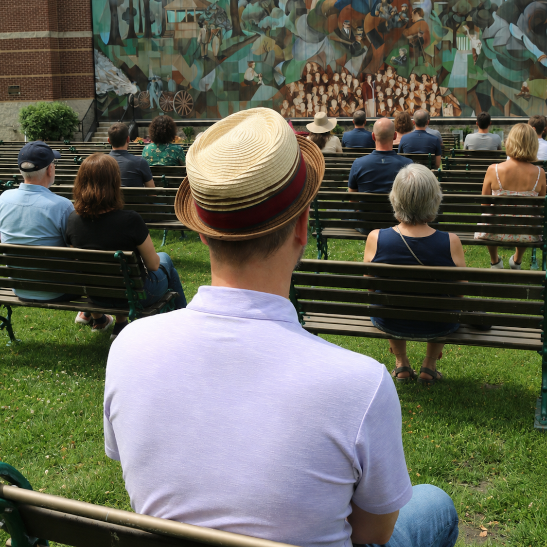 Man wearing hat 