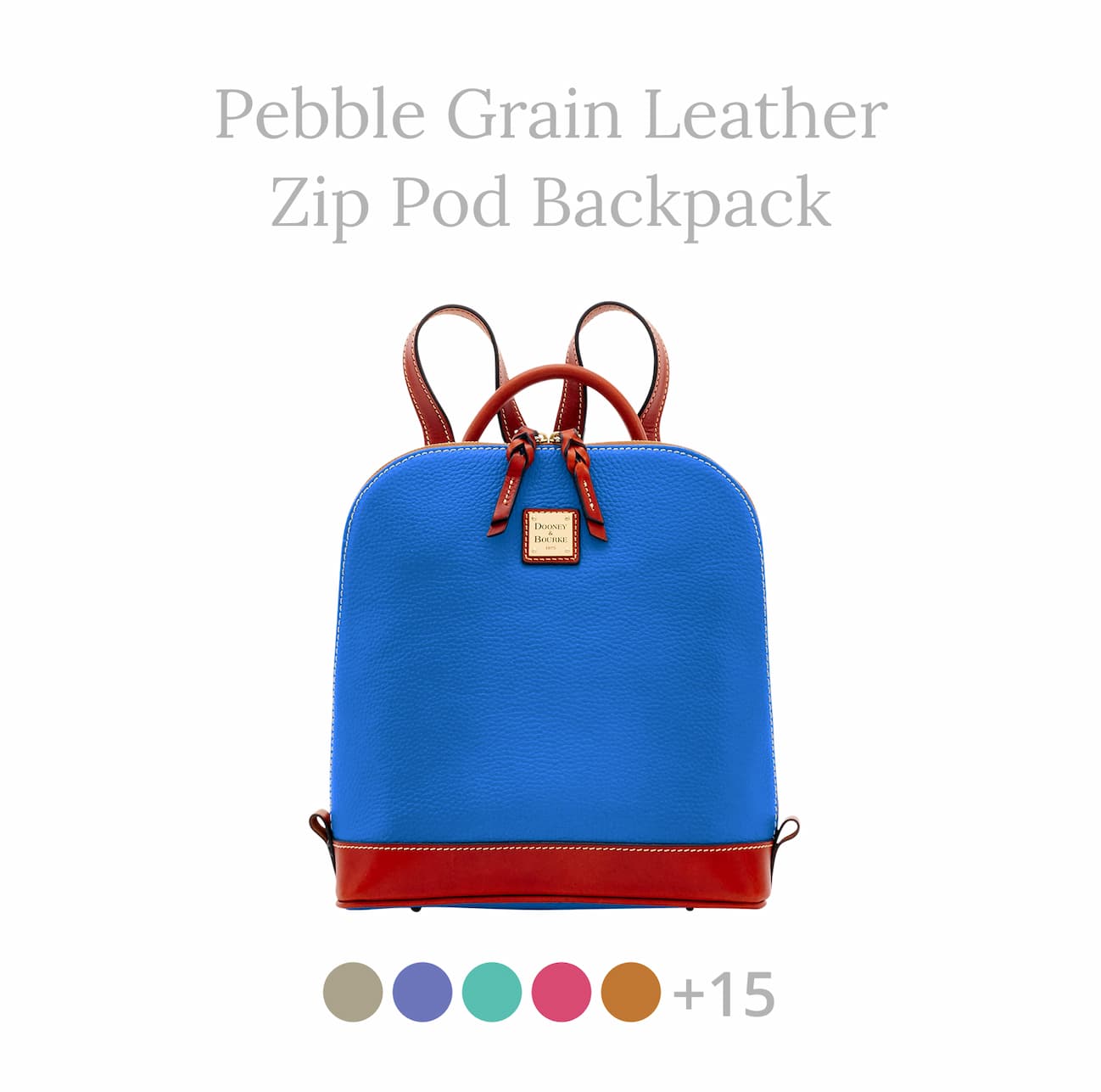 Pebble Grain Zip Pod Backpack