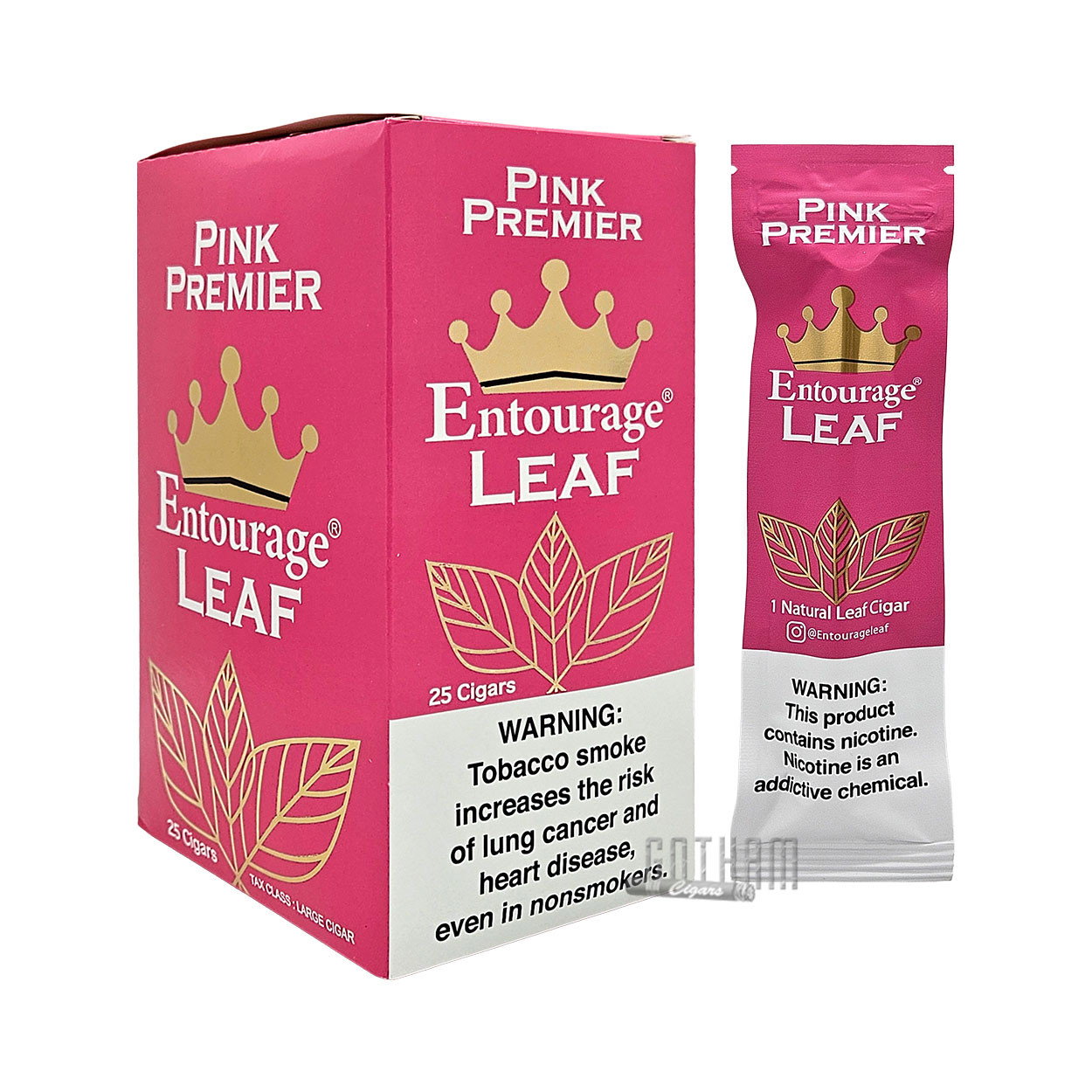 Entourage Leaf Pink Premier