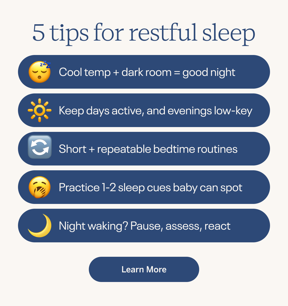 5 tips for restful sleep