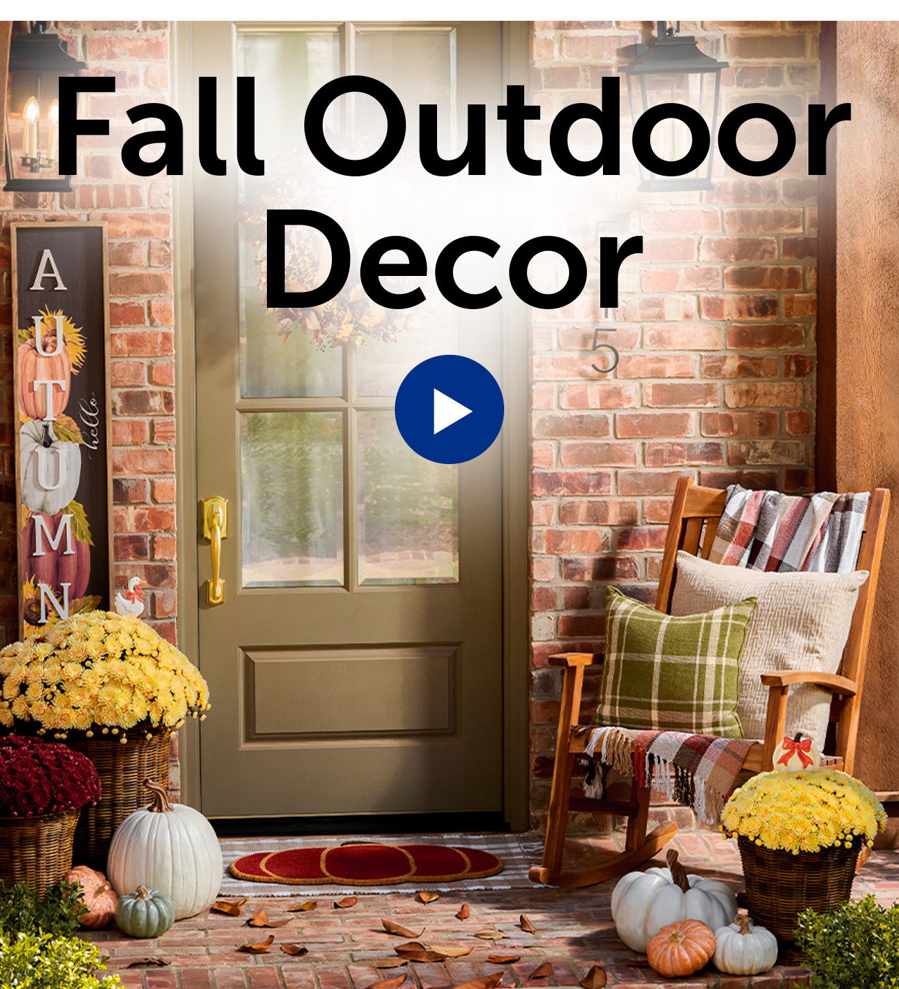 Fall Outdoor Decor Video