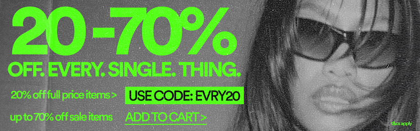20-70% off EVERYTHING!! 