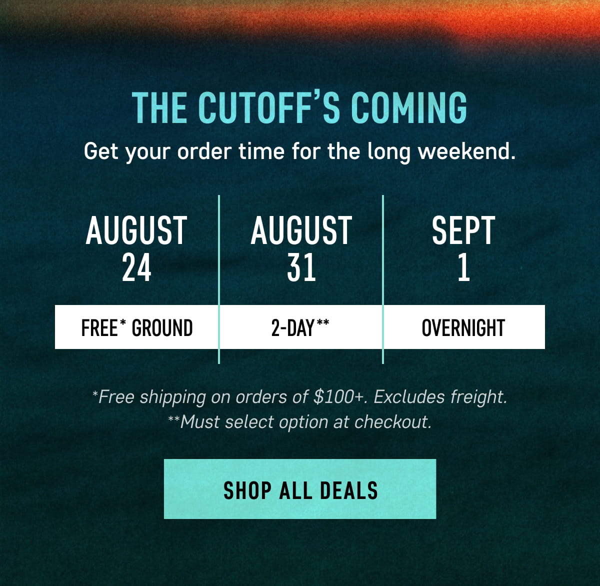 Get Your Order In Time