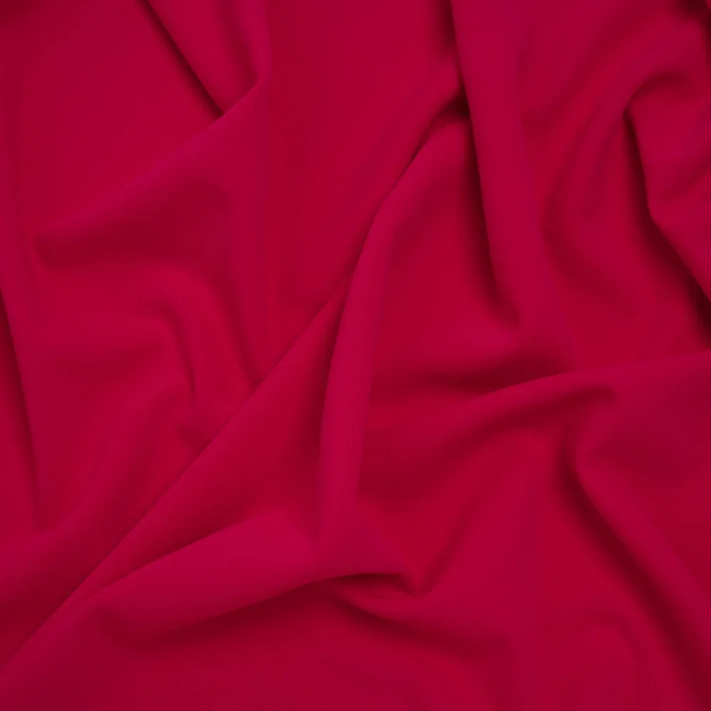 Image of Stretch Polyester Crepe Double Knit - Rosebud Pink - Designer Deadstock
