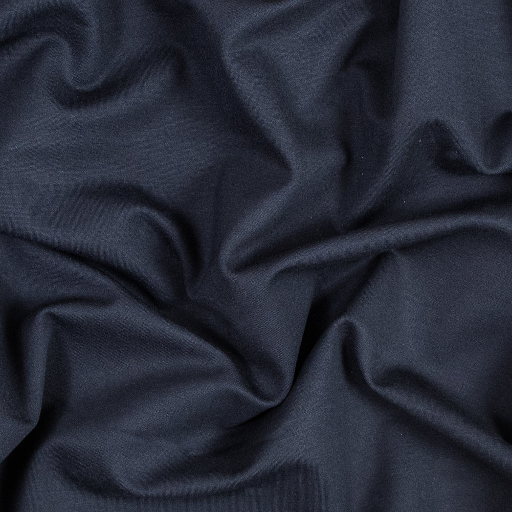 Image of Stretch Ponte Knit - Midnight Blue - Papilio Collection