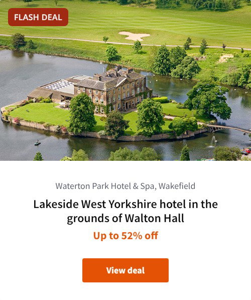 Lakeside West Yorkshire hotel in the grounds of Walton Hall