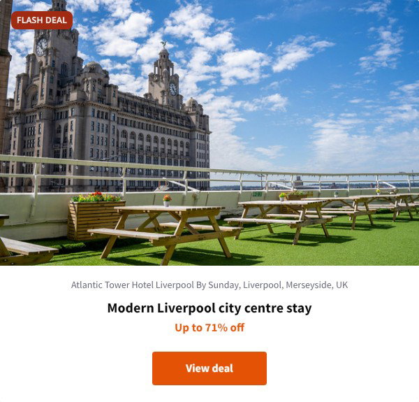 Modern Liverpool city centre stay
