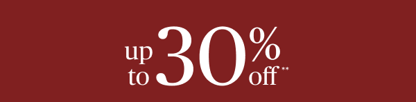 up to 30% off