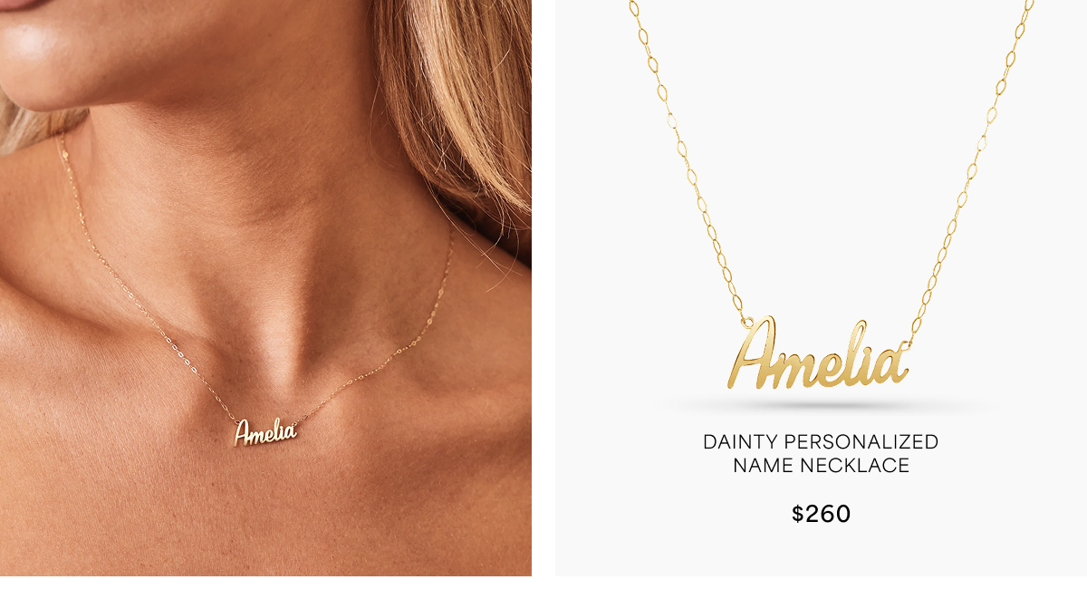 Dainty Personalized Name Necklace