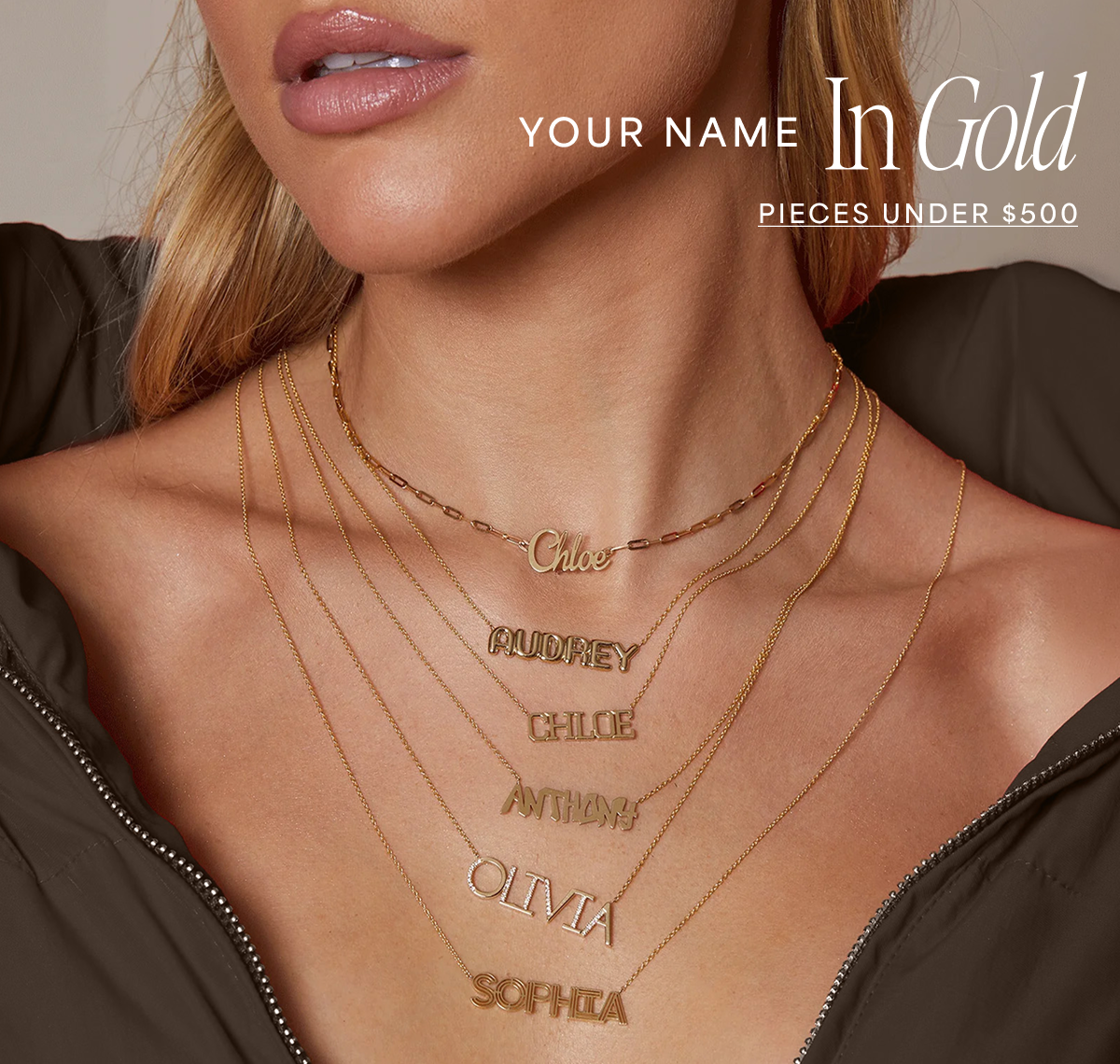 Your Name In Gold Under $500