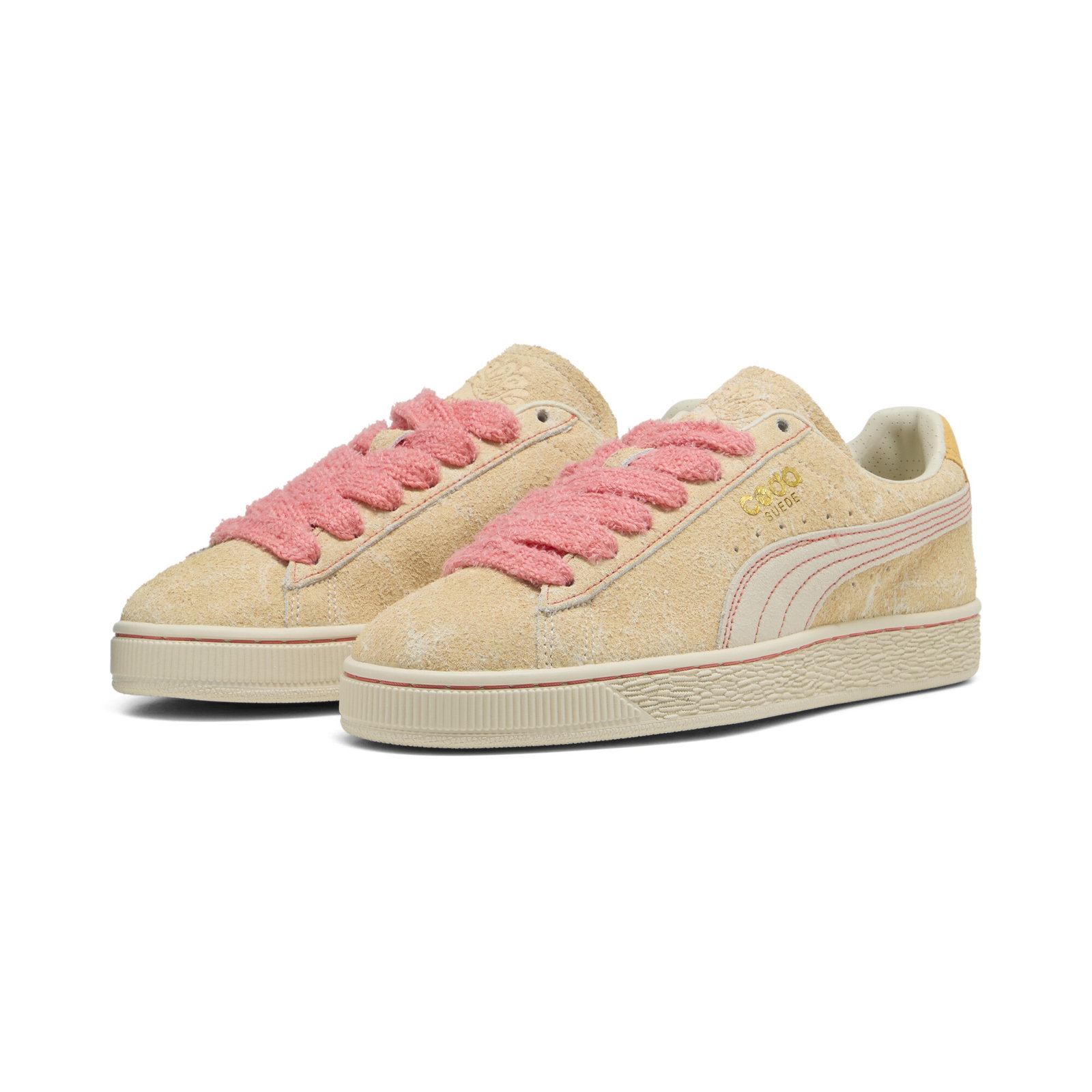 PUMA Suede CODA "Echo Points" Flaxen Sneakers