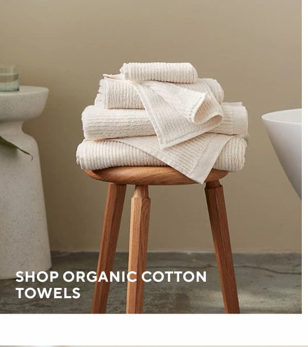 Shop Organic Cotton Towels