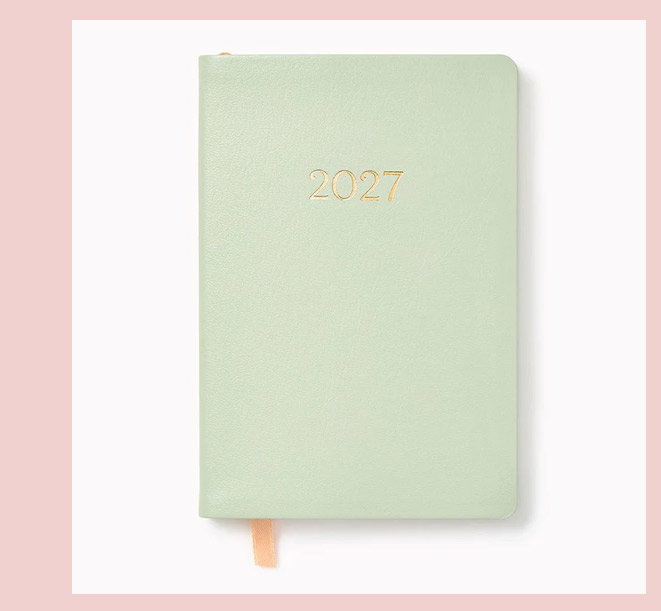 2027 Paper Source Sage Weekly Pocket Planner