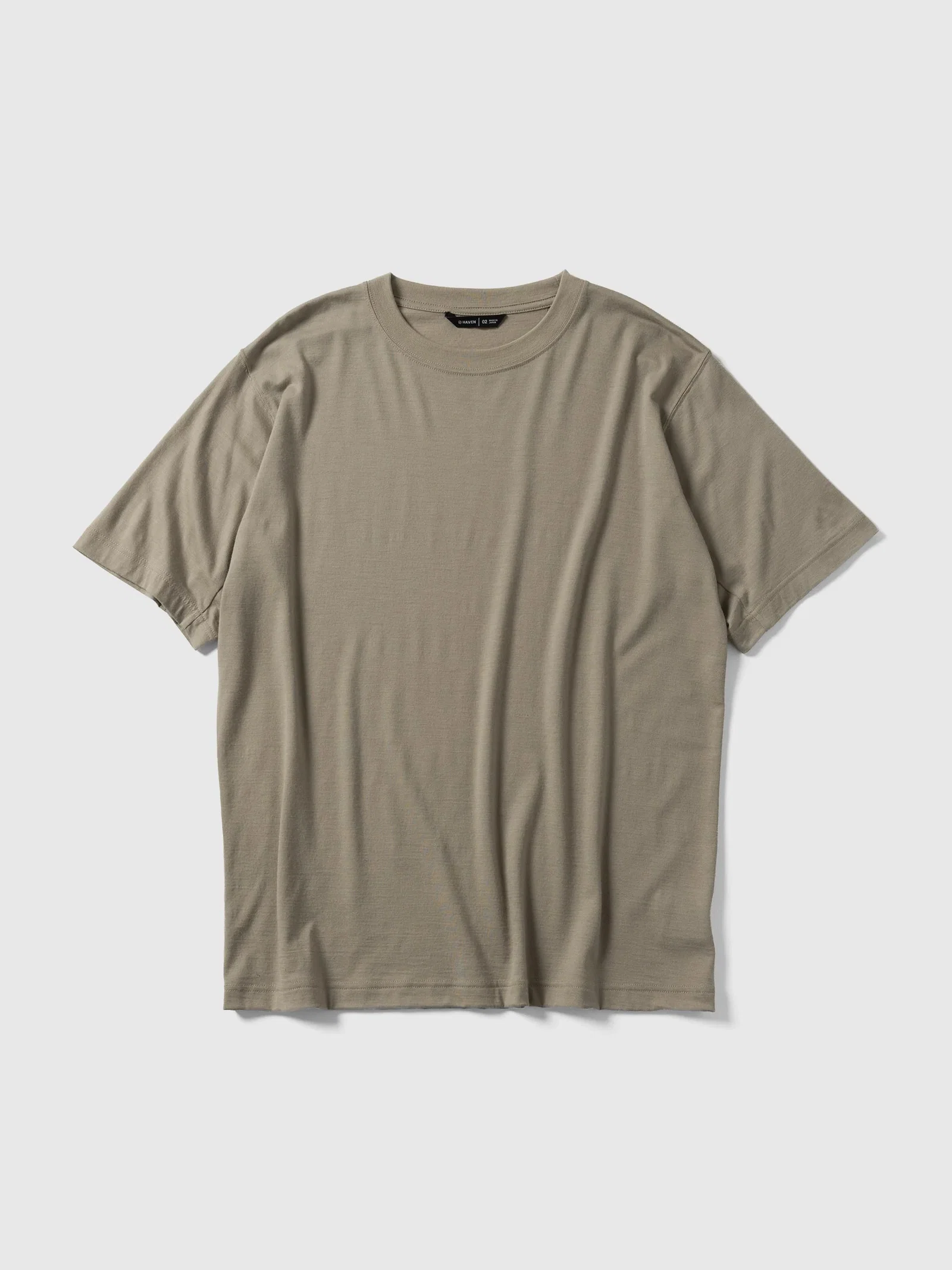 Image of Stratus T-Shirt - Superfine Wool Jersey Silt