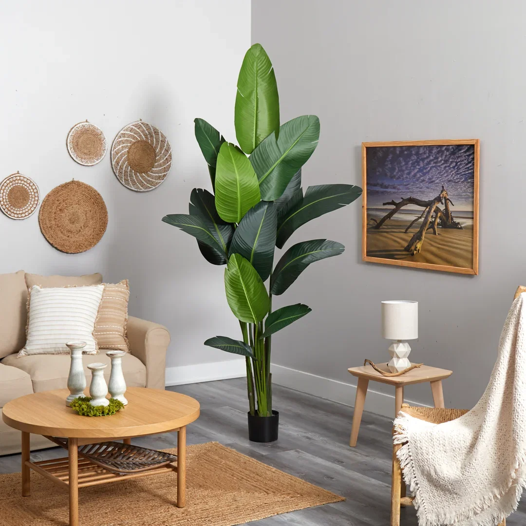 84" Artificial Palm Tree in Planter