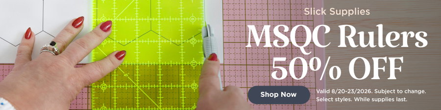 MSQC Rulers 50% Off. Shop now. Valid through 8/23/26. Subject to change. Select styles. While supplies last.