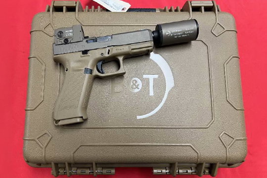 B&T USA Glock 19X Hush Puppy Kit FDE 9mm w/ Aimpoint ACRO BNIB