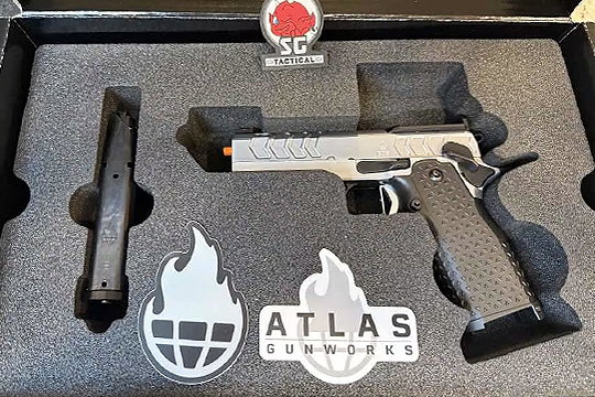 Atlas Gunworks EOS V3 4.25"OR -Rare Last Silver PVD From Atlas 1 of 12 made