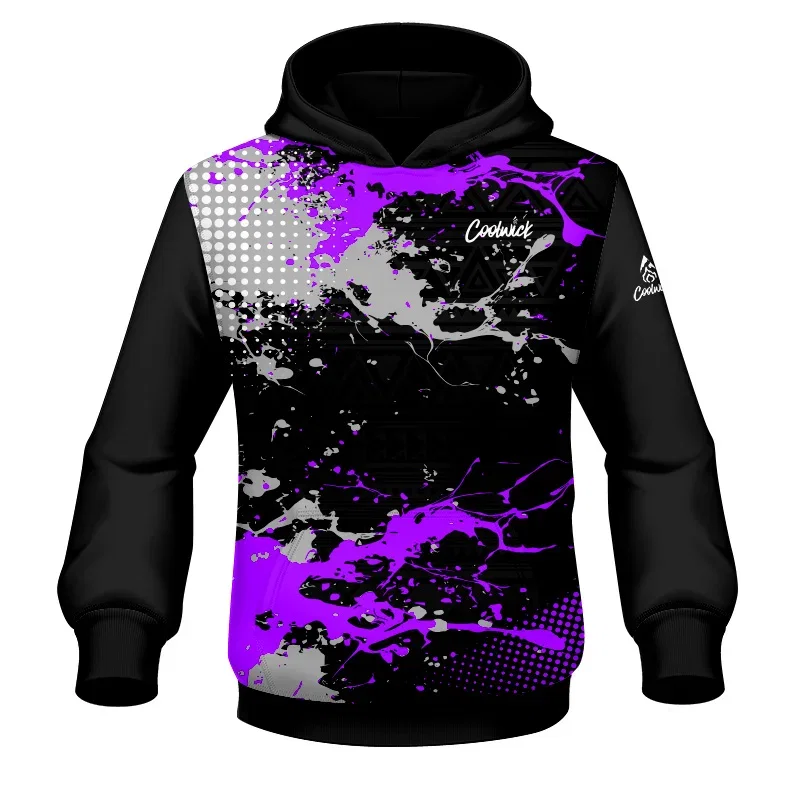 Image of CoolWick Elite Purple Impact Hoodie