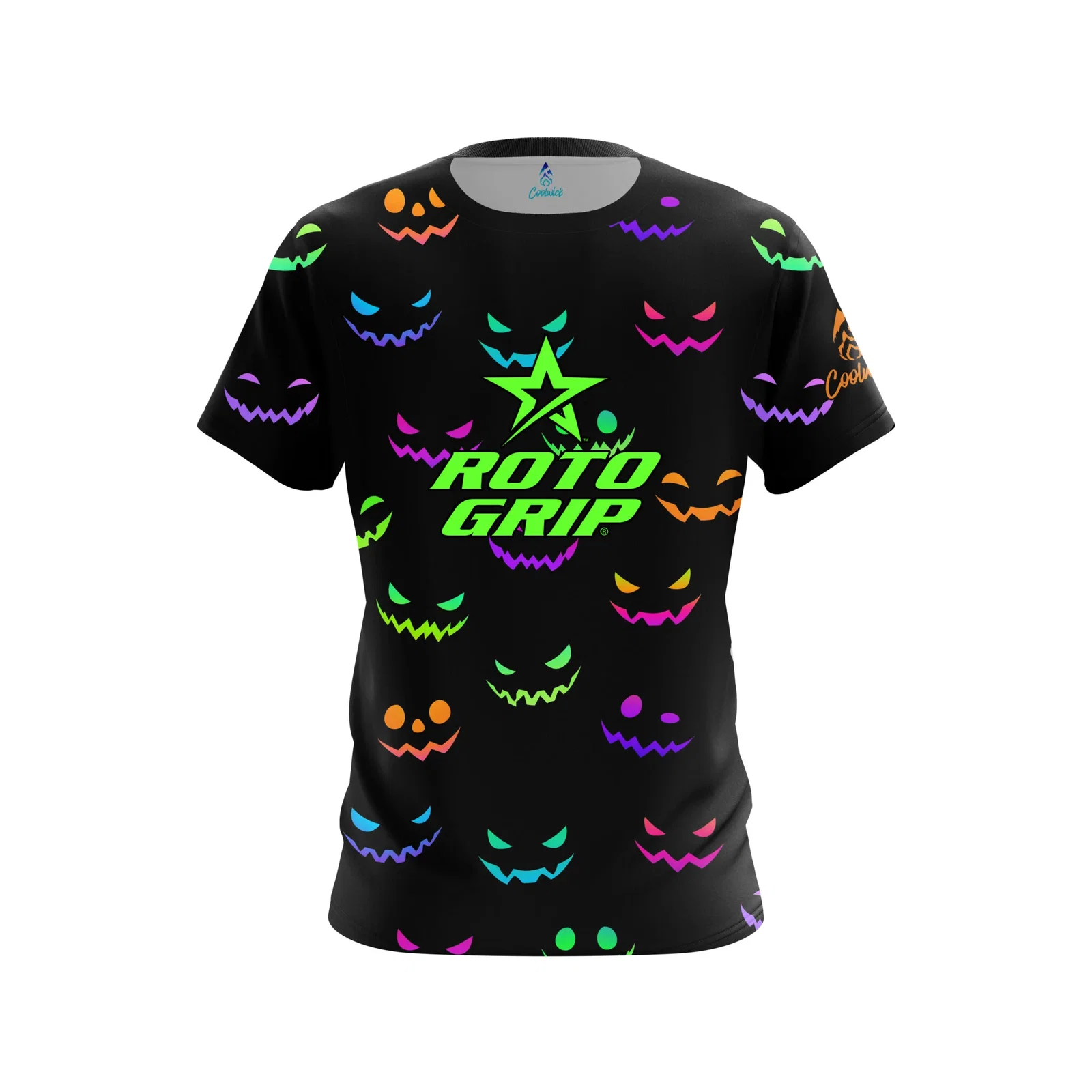Image of Neon Jack O Lantern CoolWick Bowling Jersey - Roto Grip
