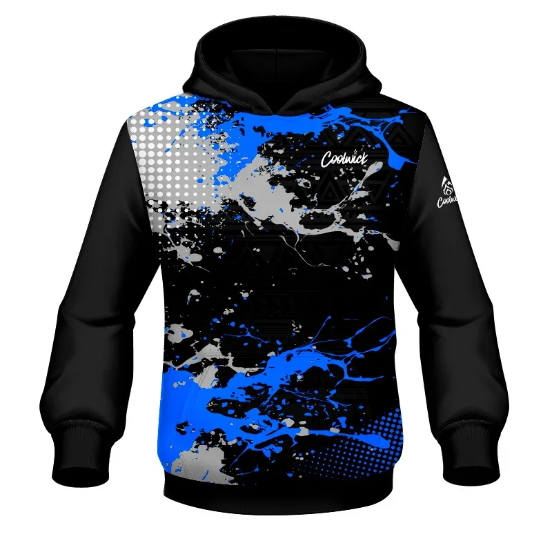 Image of CoolWick Elite Blue Impact Hoodie