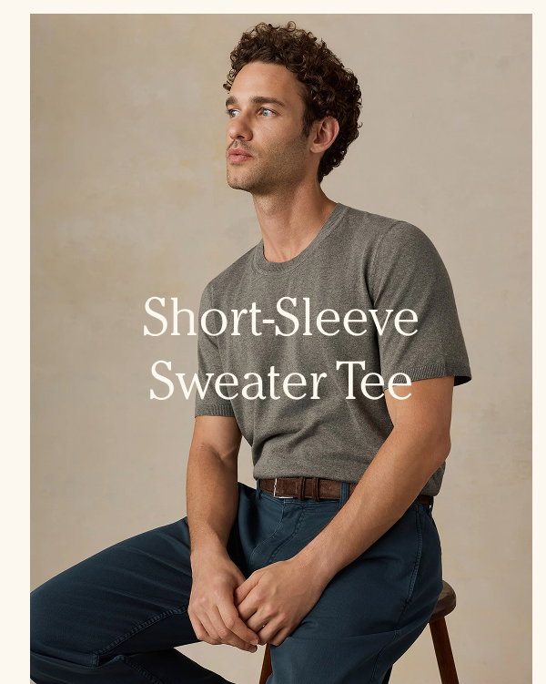 Short-Sleeve Sweater Tee