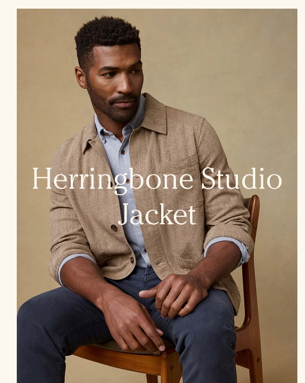 Herringbone Studio Jacket