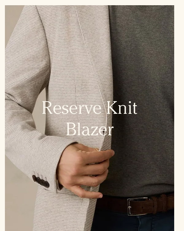 Resersve Knit Blazer