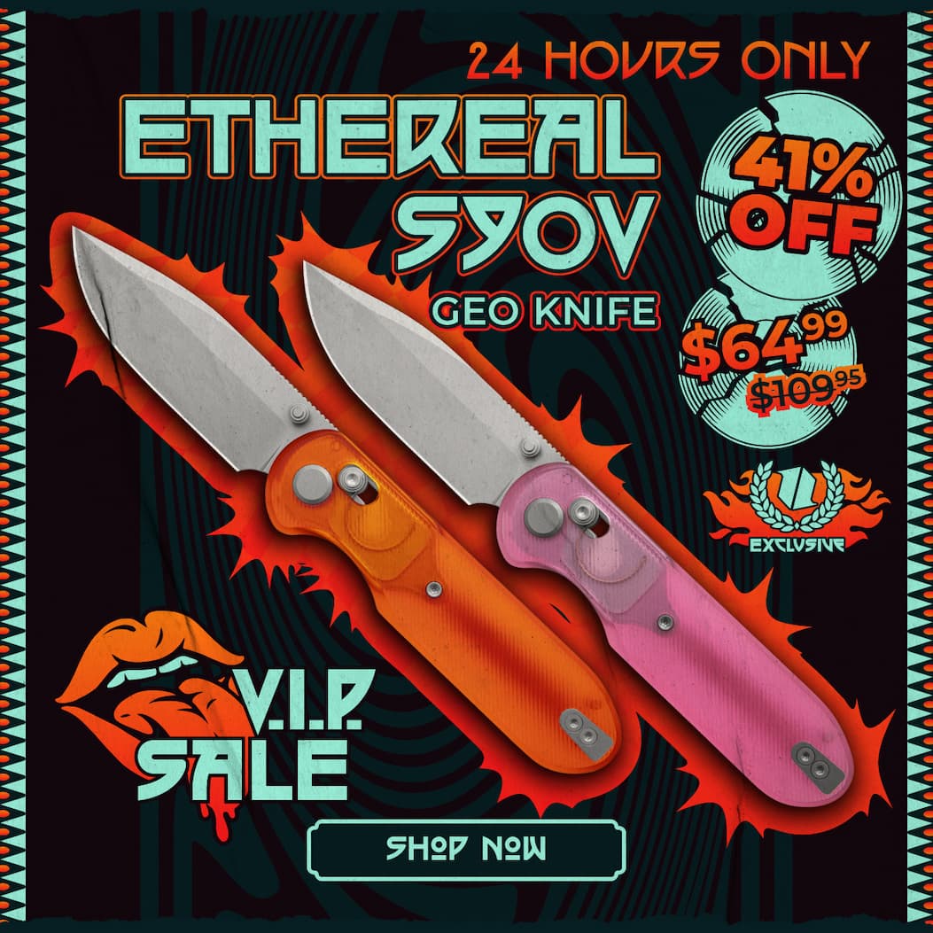 Doorbuster: GEO Knife Ethereal Cutter S90V