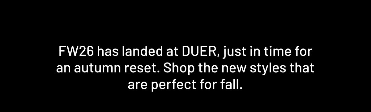 New For Fall