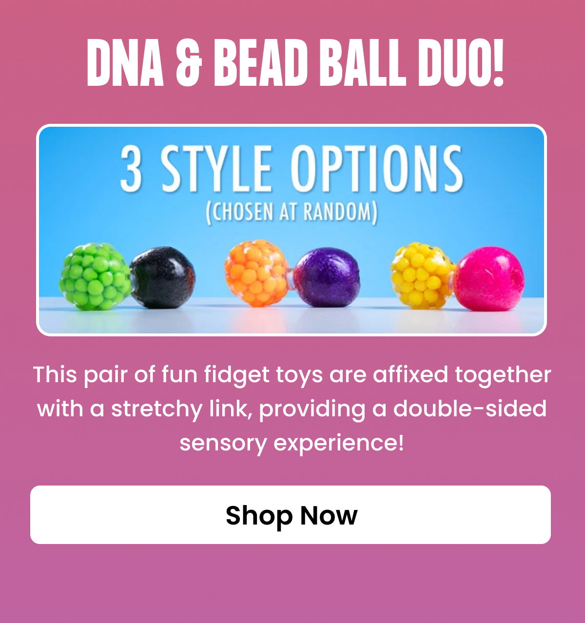 DNA & Bead Ball Duo Stress Balls