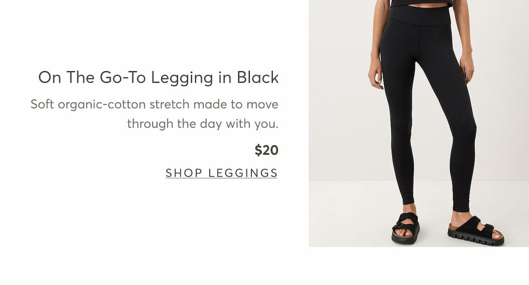 On The Go-To Legging in Black | Shop Leggings