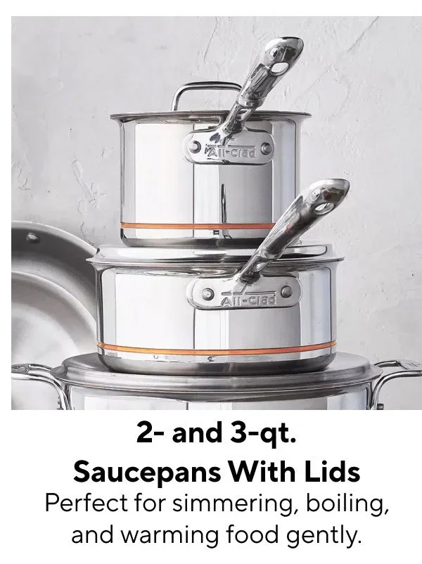 All-Clad Copper Core Saucepans