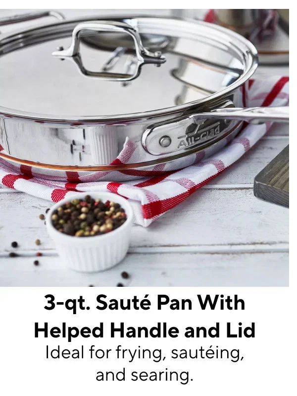 All-Clad Copper Core Sauté Pans