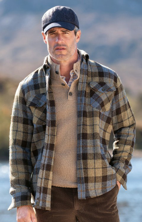 Men's Harris Tweed Overshirt