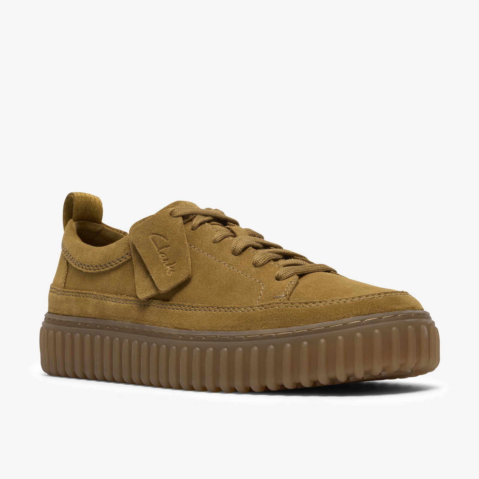 Shop Torhill Lace Ochre Suede