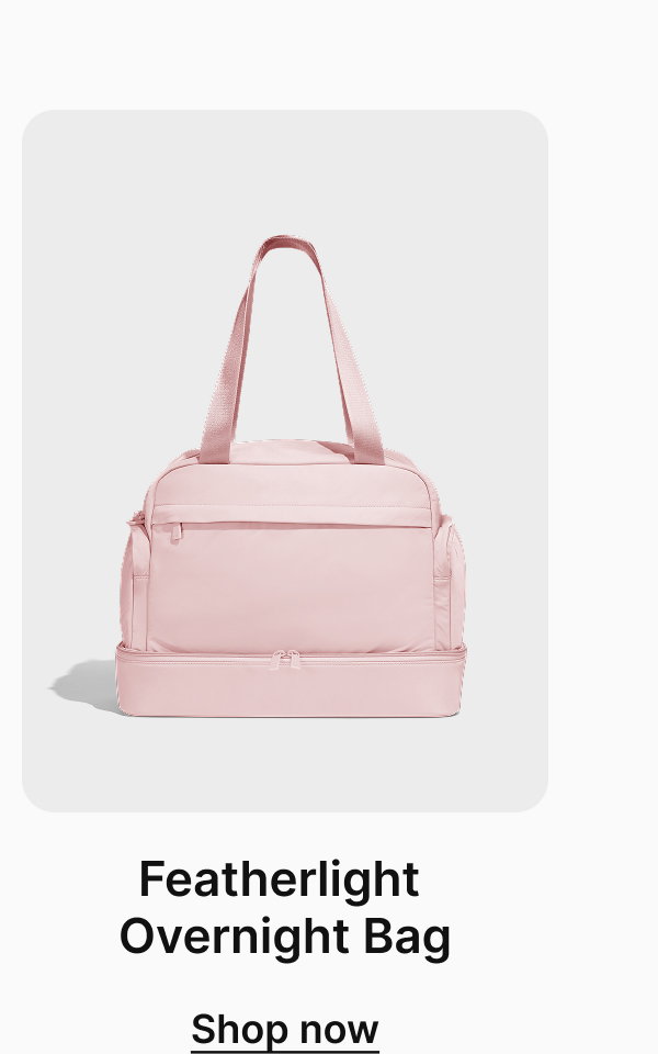Featherlight Overnight Bag | Shop now