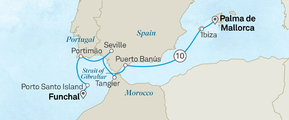 Madeira to the Balearic Isles